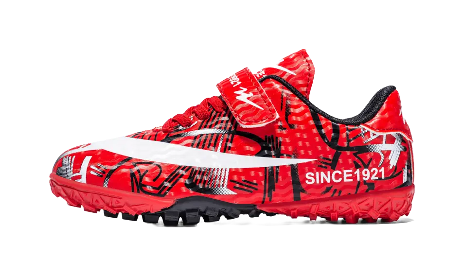 Binary Slip Resistant Anti Kick Lightweight Cushioning Low top Kids Soccer Shoes Kids  vjsneaker.com