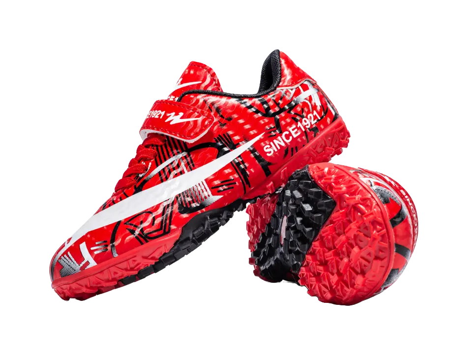 Binary Slip Resistant Anti Kick Lightweight Cushioning Low top Kids Soccer Shoes Kids  vjsneaker.com