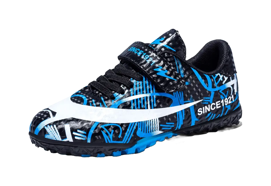 Binary Slip Resistant Anti Kick Lightweight Cushioning Low top Kids Soccer Shoes Kids  vjsneaker.com