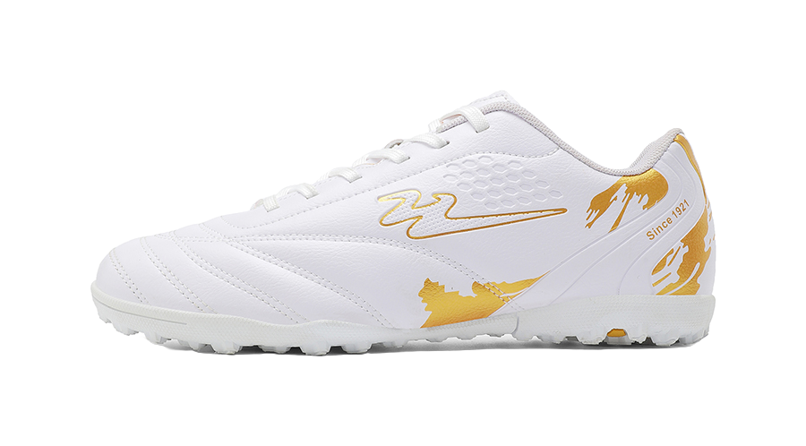 Binary TF Rubber Broken Studs Soccer Shoes Unisex White 