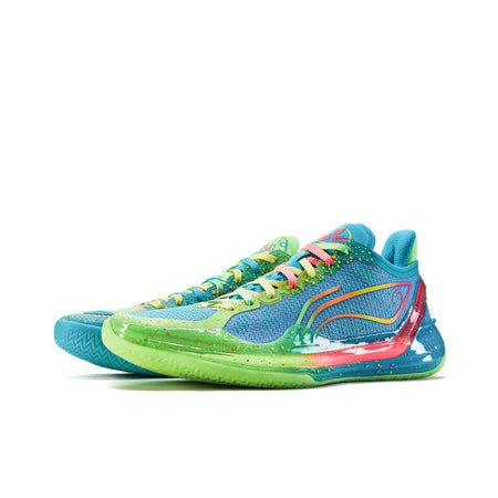 Li-Ning LiRen 4 V2 'Poisonous Frog' ABAU059-1 - Men's Basketball Shoes Turquoise