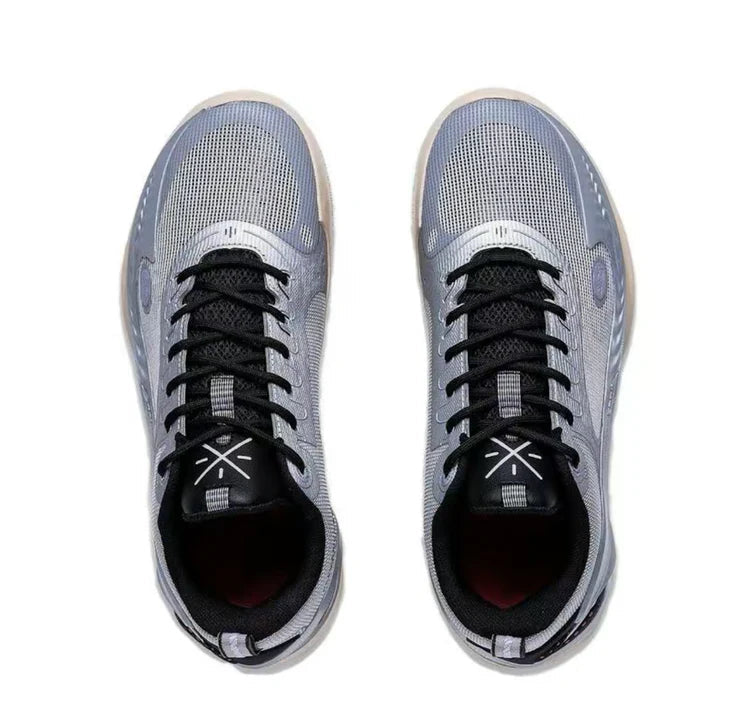 Li-Ning Wade 808 3 Low Basketball Shoes - Anti-Slip, Wear-Resistant, Men's Black/Gray  vjsneaker.com