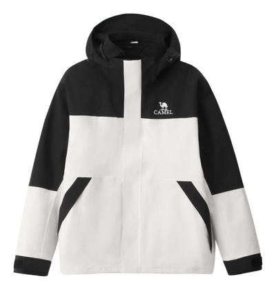 CAMEL Hiking Outdoor Adventure Waterproof, Windproof, Breathable, Abrasion Resistant, Thermal Windbreaker Jacket Unisex  VJSNEAKER