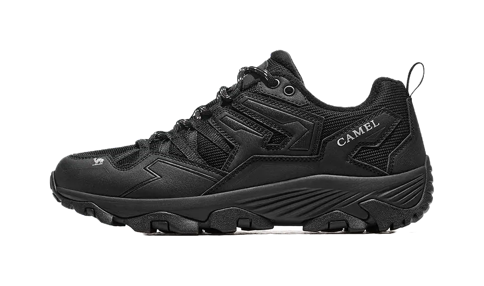 CAMEL Kunlun Mountain 2.0 Low-Top Outdoor Shoes Mens Phantom Black  VJSNEAKER