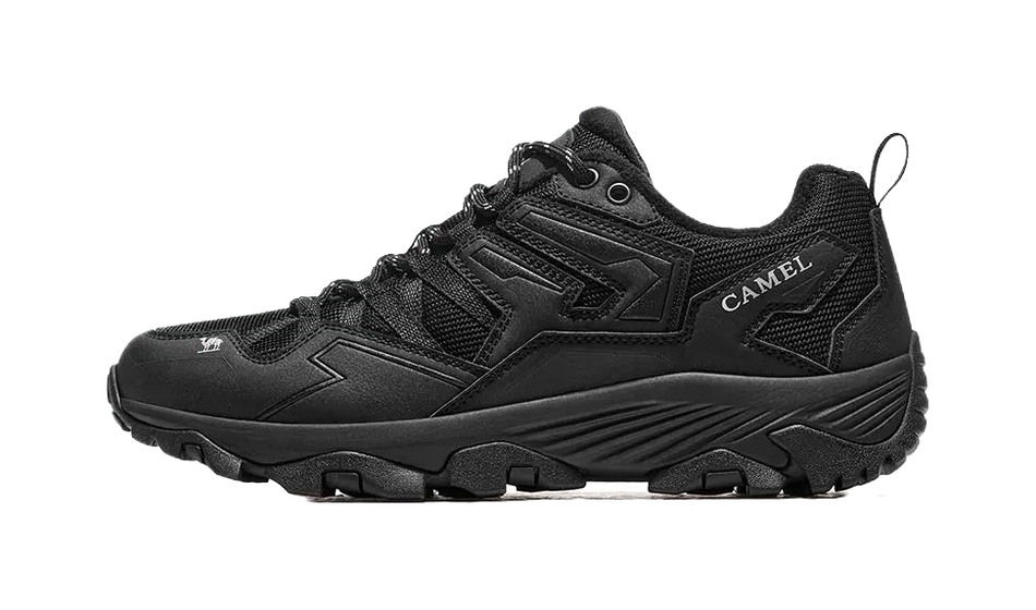 CAMEL Kunlun Mountain 2.0 Low-Top Outdoor Shoes Mens Phantom Black  VJSNEAKER