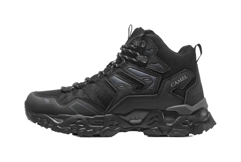 CAMEL Kunlun Mountain PRO Cushioning Slip Resistant Abrasion Resistant Mid top Outdoor Shoes Mens  VJSNEAKER