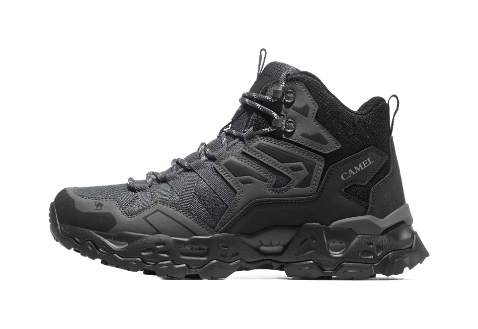 CAMEL Kunlun Mountain PRO Cushioning Slip Resistant Abrasion Resistant Mid top Outdoor Shoes Mens  VJSNEAKER