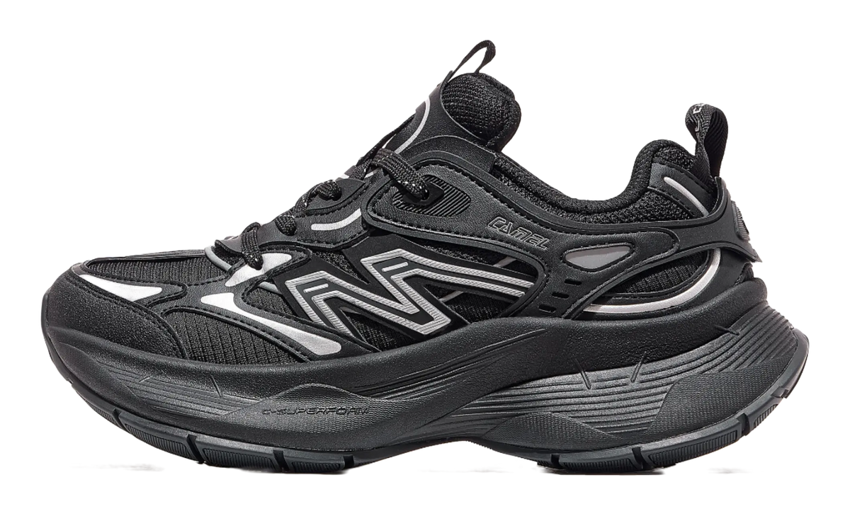 CAMEL Landscape Low top Chunky Sneakers Womens  vjsneaker.com