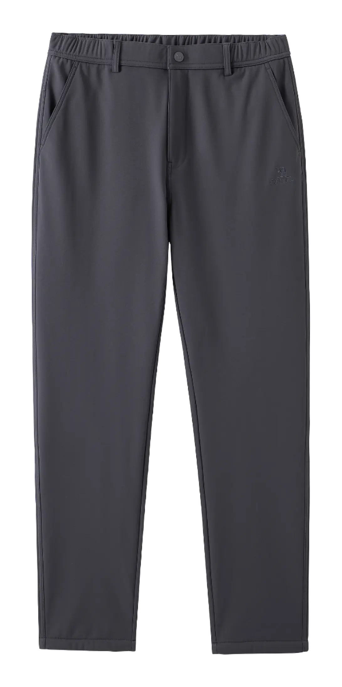 CAMEL Mens Winter Thickened And Fleece-Lined Warm Anti-Static Straight Fit Water-Repellent Soft Shell Pants Mens  vjsneaker.com