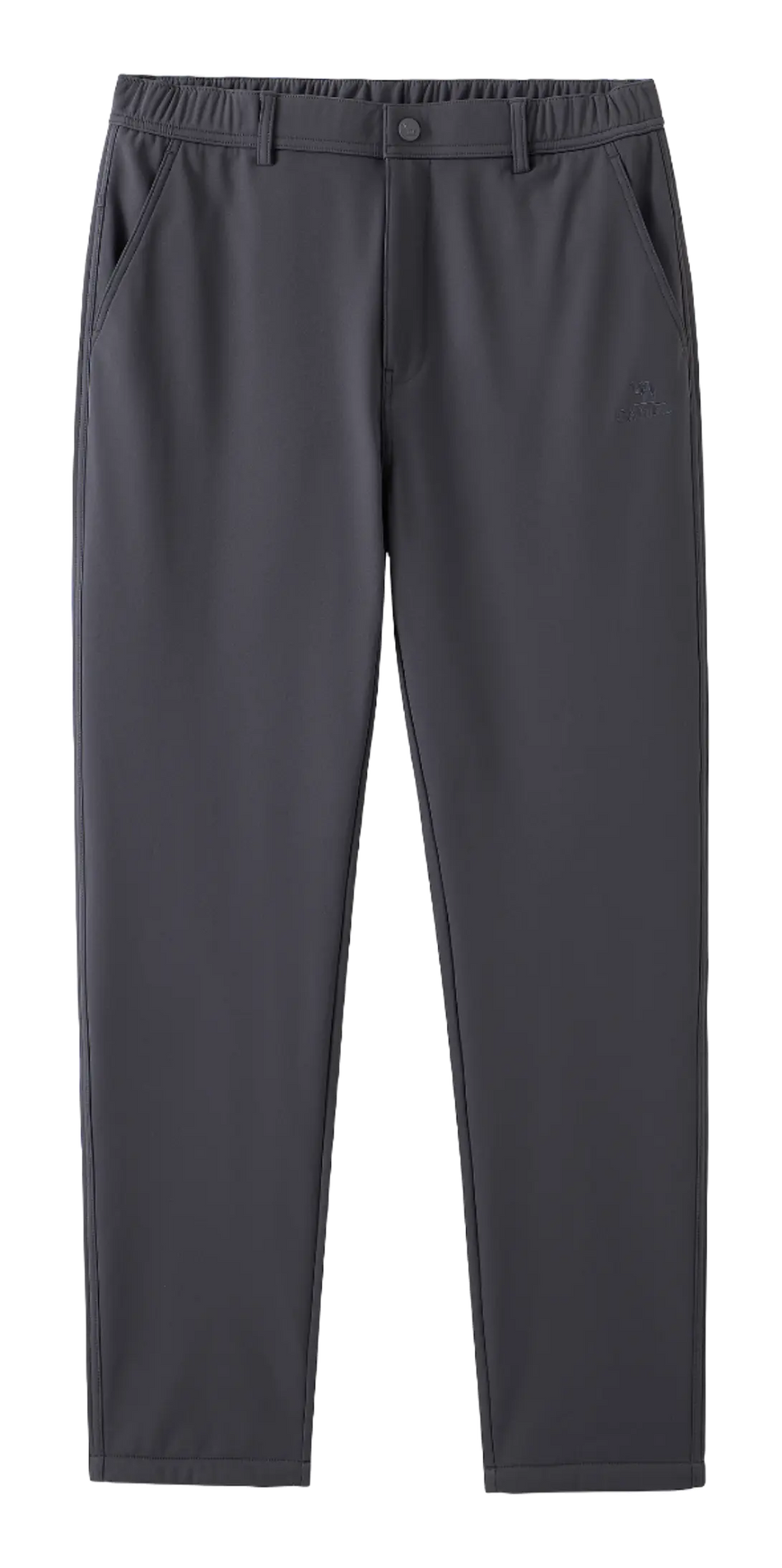 CAMEL Mens Winter Thickened And Fleece-Lined Warm Anti-Static Straight Fit Water-Repellent Soft Shell Pants Mens  vjsneaker.com