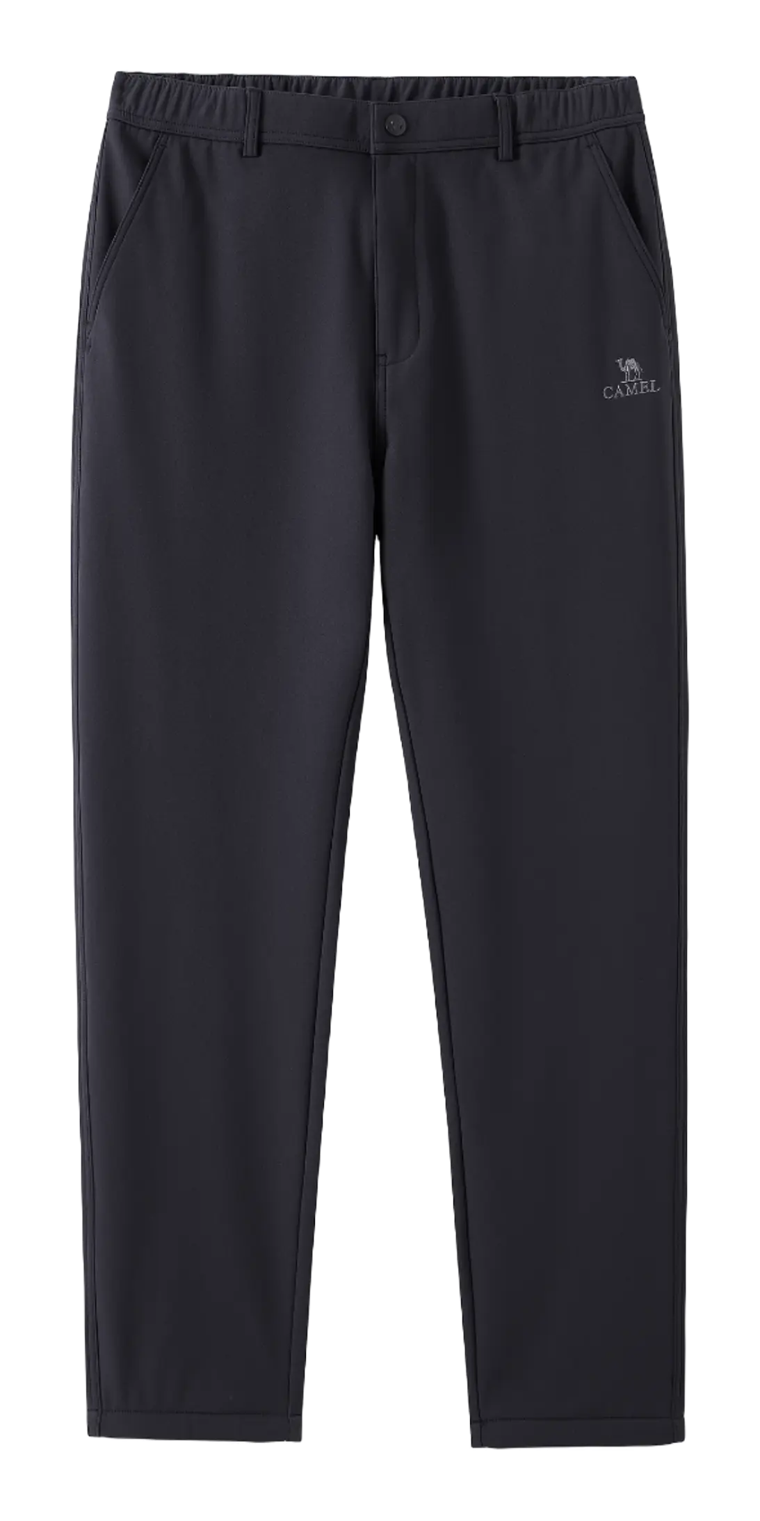 CAMEL Mens Winter Thickened And Fleece-Lined Warm Anti-Static Straight Fit Water-Repellent Soft Shell Pants Mens  vjsneaker.com