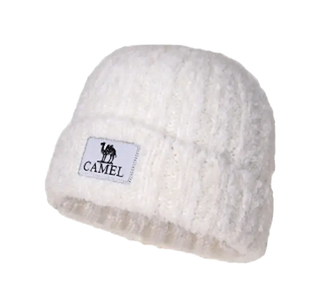 CAMEL Polyester Beanies Womens  vjsneaker.com