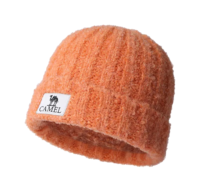 CAMEL Polyester Beanies Womens  vjsneaker.com