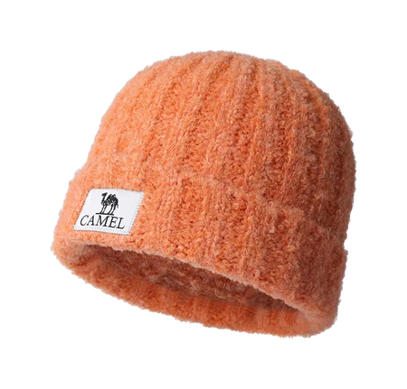 CAMEL Polyester Beanies Womens  vjsneaker.com