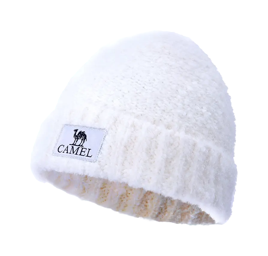 CAMEL Polyester Beanies Womens  vjsneaker.com