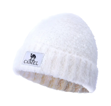 CAMEL Polyester Beanies Womens  vjsneaker.com