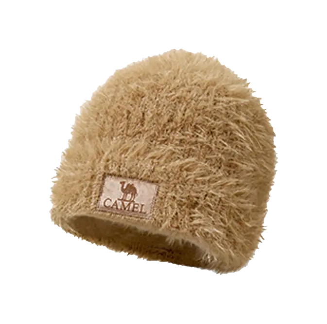 CAMEL Polyester Beanies Womens  vjsneaker.com