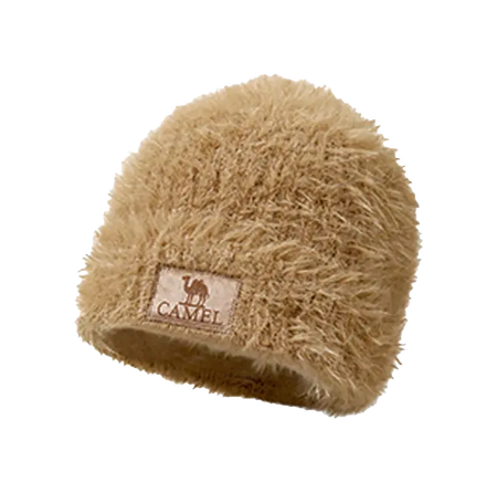 CAMEL Polyester Beanies Womens  vjsneaker.com