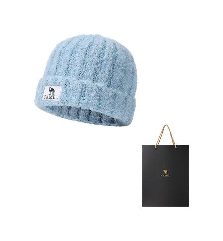 CAMEL Polyester Beanies Womens  vjsneaker.com