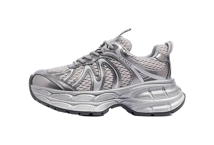CAMEL Silver Moon 2.0 Low top Chunky Sneakers Womens  vjsneaker.com