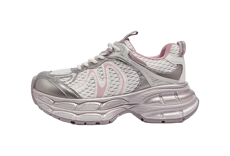CAMEL Silver Moon 2.0 Low top Chunky Sneakers Womens  vjsneaker.com