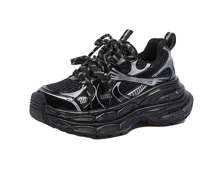 CAMEL Silver Moon Cushioning Slip Resistant Abrasion Resistant Low top Chunky Sneakers Womens  vjsneaker.com