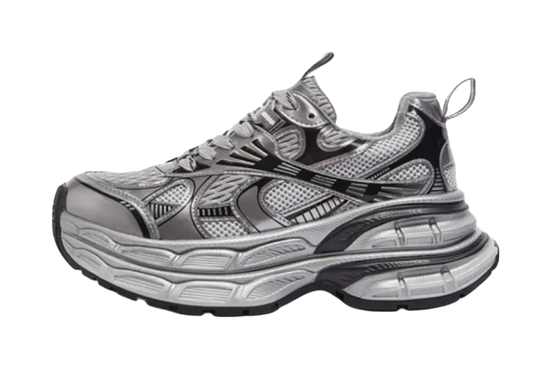 CAMEL Silver Moon Cushioning Slip Resistant Abrasion Resistant Low top Chunky Sneakers Womens  vjsneaker.com