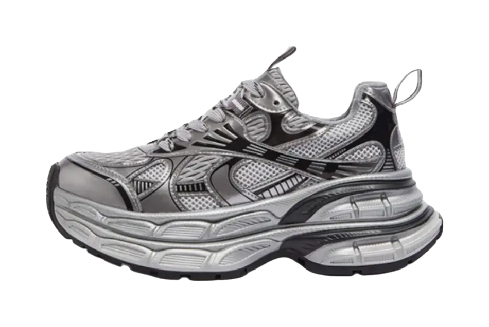 CAMEL Silver Moon Cushioning Slip Resistant Abrasion Resistant Low top Chunky Sneakers Womens  vjsneaker.com