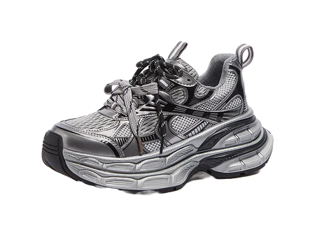 CAMEL Silver Moon Cushioning Slip Resistant Abrasion Resistant Low top Chunky Sneakers Womens  vjsneaker.com