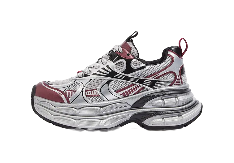 CAMEL Silver Moon Low top Chunky Sneakers Womens  vjsneaker.com