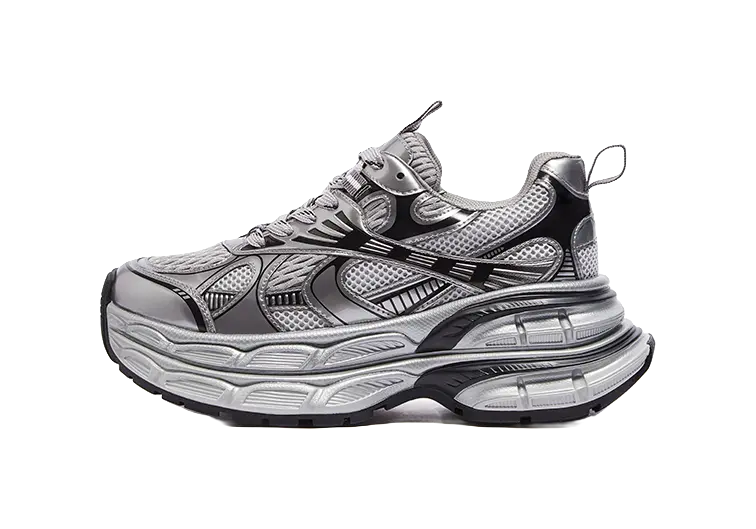 CAMEL Silver Moon Low top Chunky Sneakers Womens  vjsneaker.com