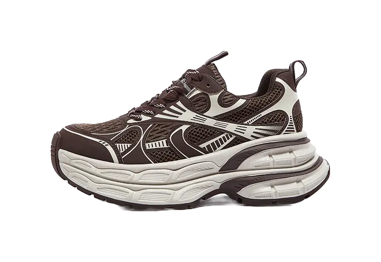 CAMEL Silver Moon Low top Chunky Sneakers Womens  vjsneaker.com