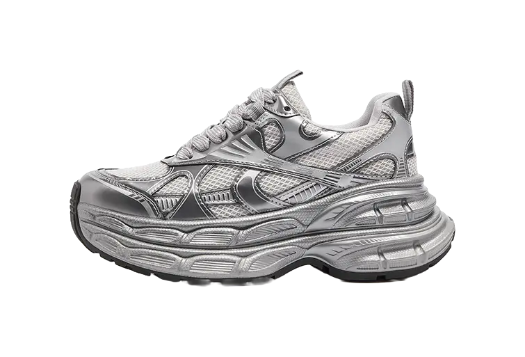 CAMEL Silver Moon Low top Chunky Sneakers Womens  vjsneaker.com