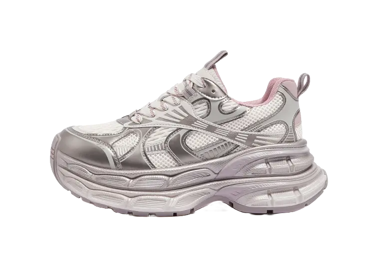 CAMEL Silver Moon Low top Chunky Sneakers Womens  vjsneaker.com