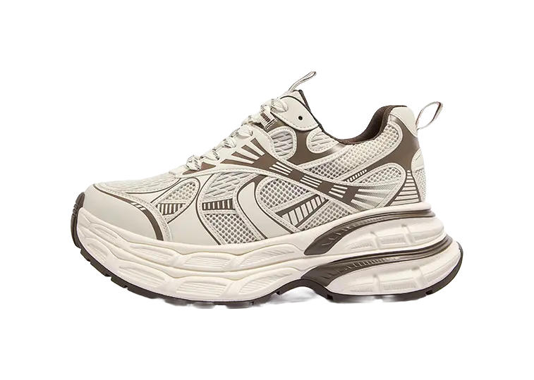 CAMEL Silver Moon Low top Chunky Sneakers Womens  vjsneaker.com