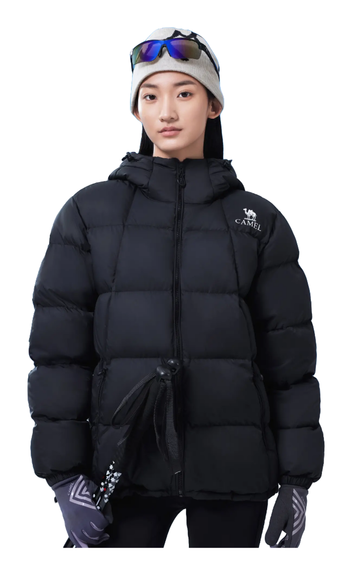 CAMEL Warm Fleece Series Down Jacket Unisex  VJSNEAKER