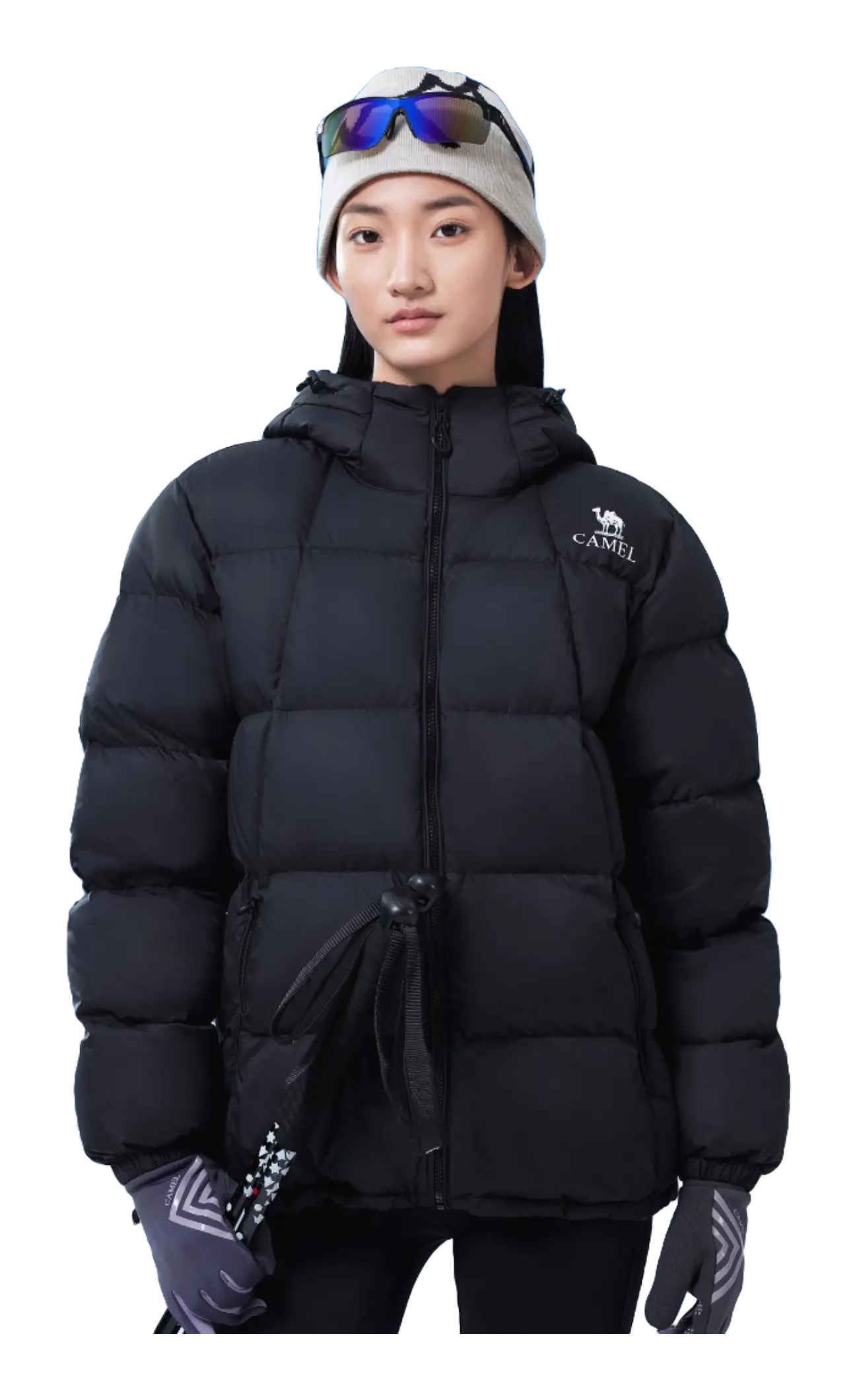 CAMEL Warm Fleece Series Down Jacket Unisex  VJSNEAKER