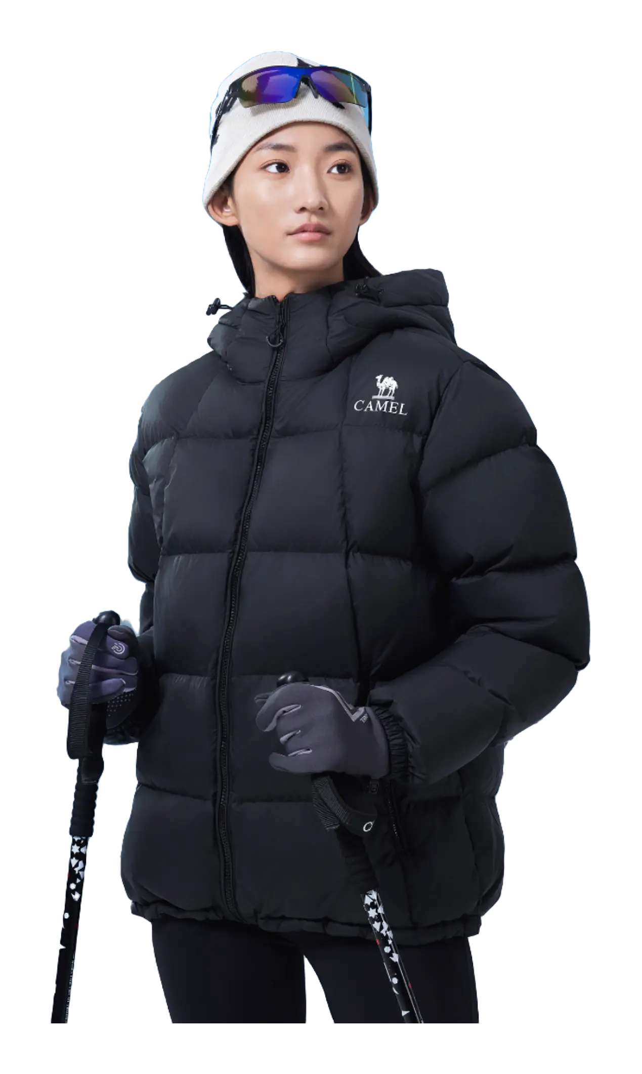 CAMEL Warm Fleece Series Down Jacket Unisex  VJSNEAKER