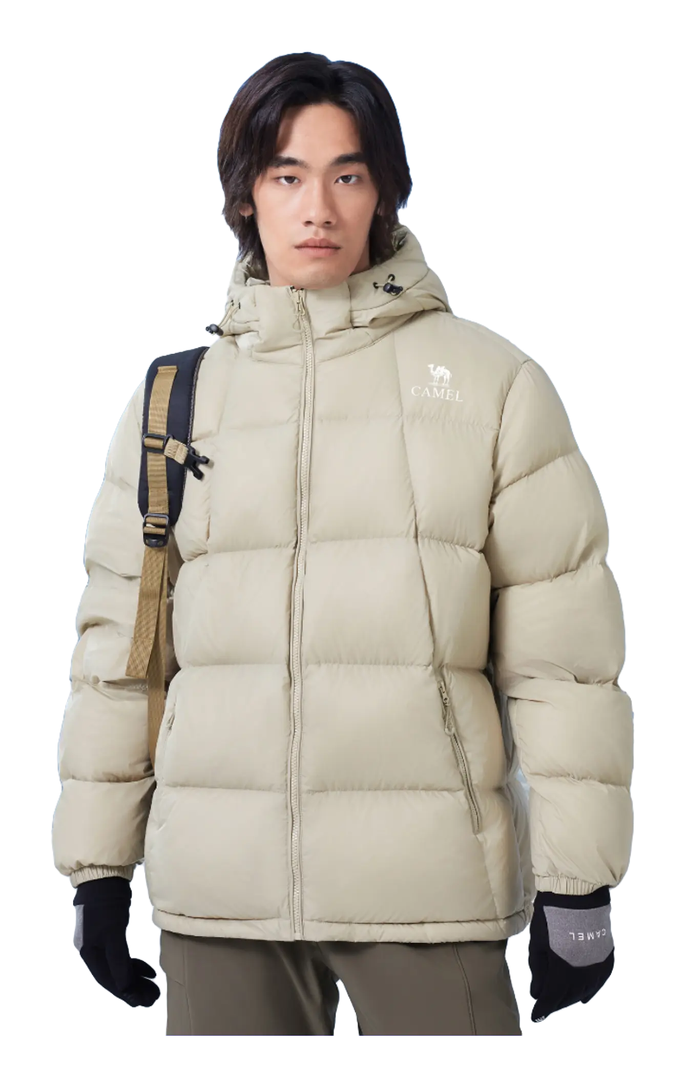 CAMEL Warm Fleece Series Down Jacket Unisex  VJSNEAKER