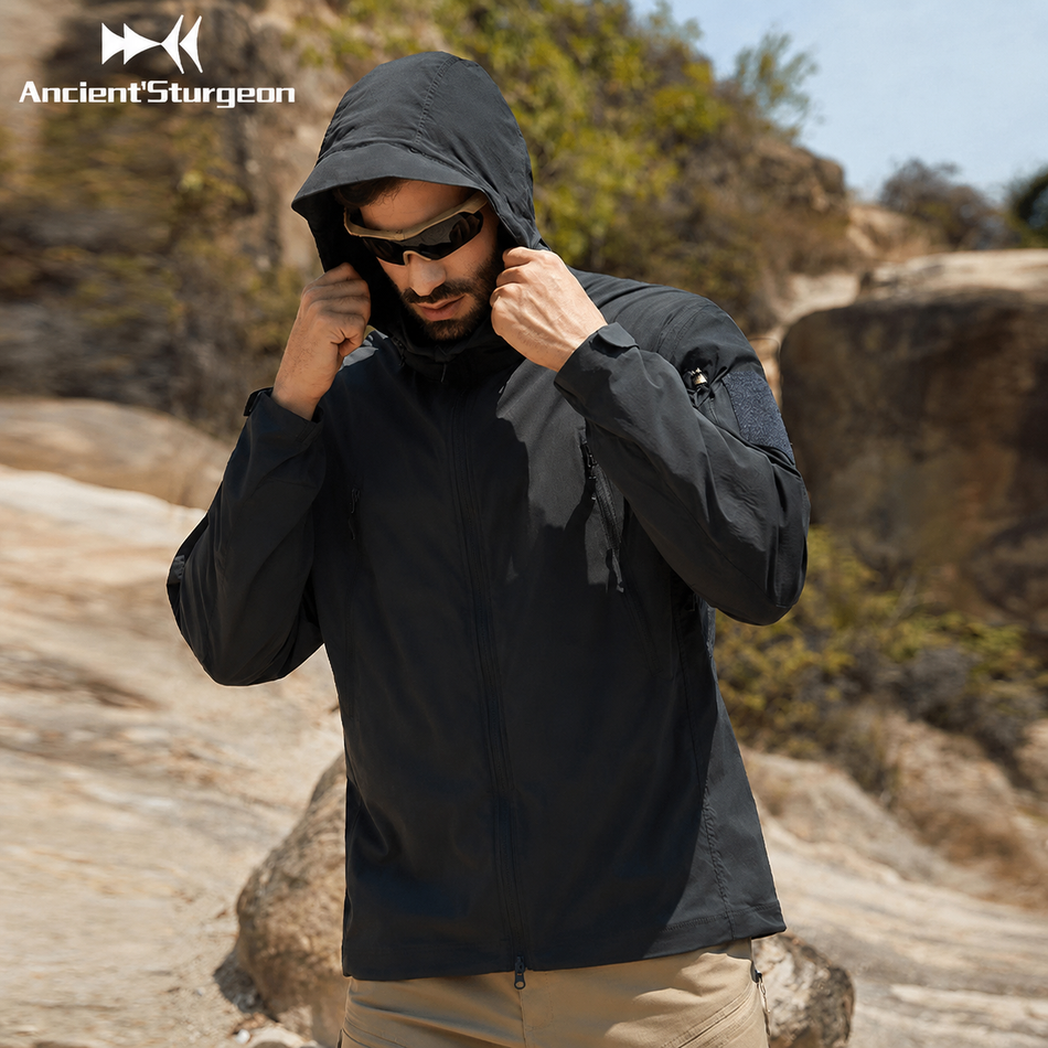 AncientSturgeon Sun Protection Jacket "Dusk Gray" SG25009 - Unisex Dusk Gray