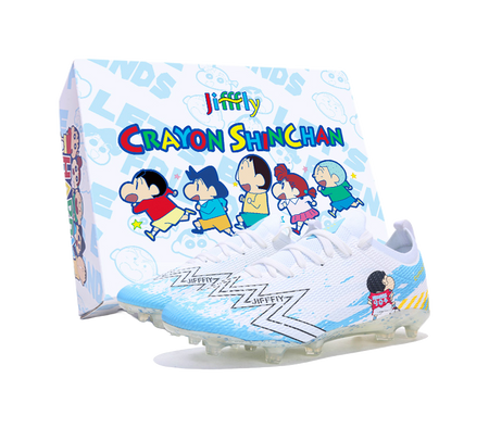 Crayon Shinchan x Jifffly FG Firm Ground Cushioning Abrasion Resistant Impact Resistant Lightweight Soccer Shoes Unisex 
