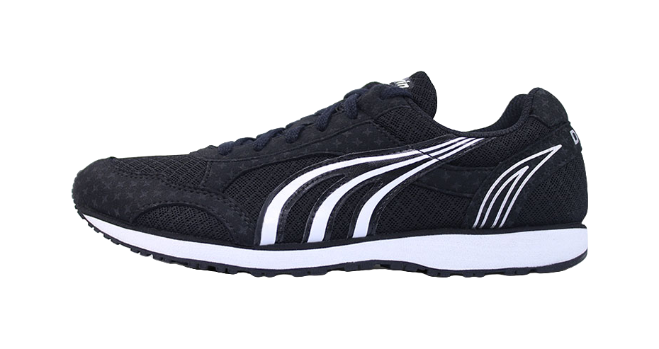 DO WIN Cushioned Slip Resistant Abrasion Resistant Breathable Low Top Running Shoes Unisex Black 