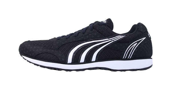 DO WIN Cushioned Slip Resistant Abrasion Resistant Breathable Low Top Running Shoes Unisex Black 