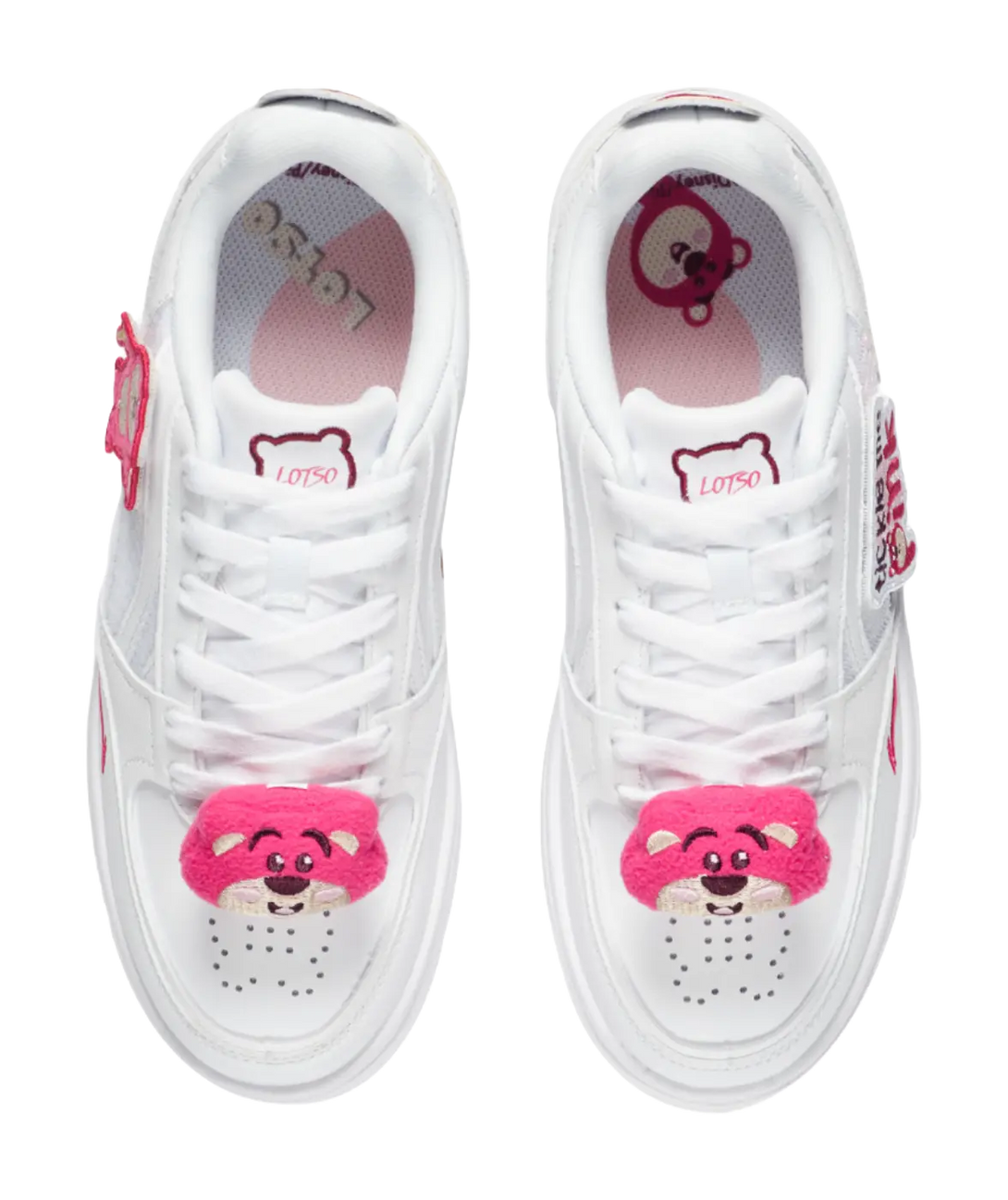 Disney X LINING Cheese Skateboard Shoes Women's Low top White 