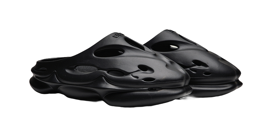 EQLZ EQUALIZER 1100 Slide Slippers Unisex Black Panther 