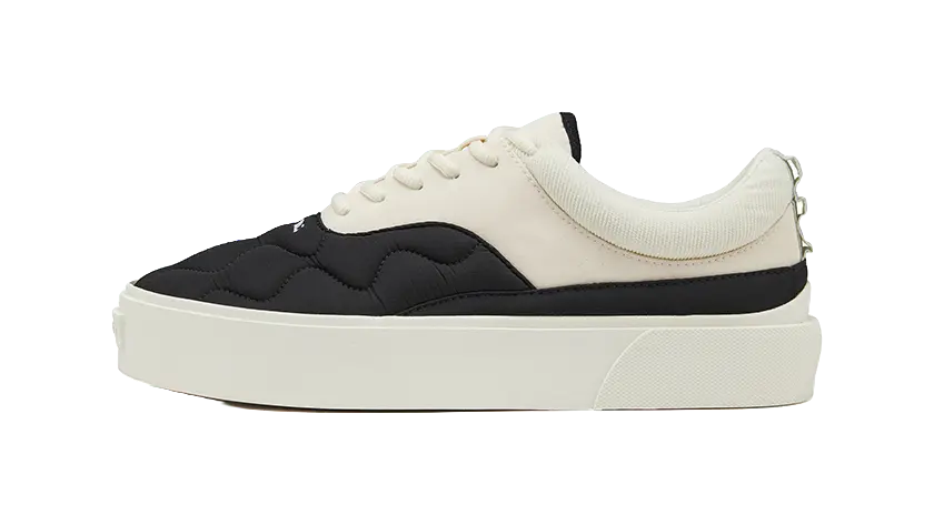 EQLZ EQUALIZER Fault 22 Anti Slip Wear Resistant Low Top Skateboard Shoes Unisex Black White 