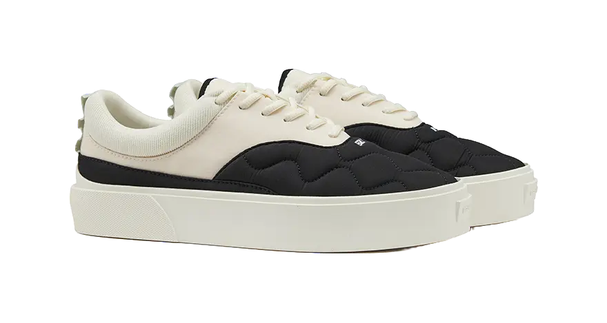 EQLZ EQUALIZER Fault 22 Anti Slip Wear Resistant Low Top Skateboard Shoes Unisex Black White 