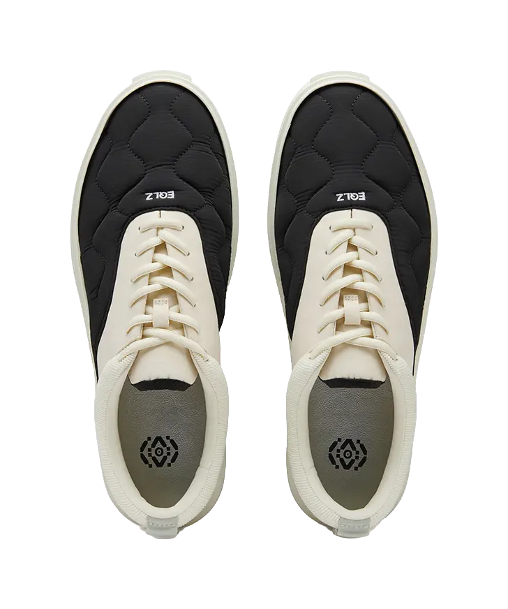 EQLZ EQUALIZER Fault 22 Anti Slip Wear Resistant Low Top Skateboard Shoes Unisex Black White 