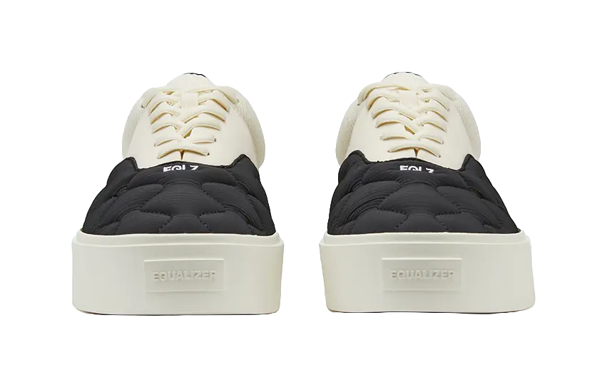 EQLZ EQUALIZER Fault 22 Anti Slip Wear Resistant Low Top Skateboard Shoes Unisex Black White 