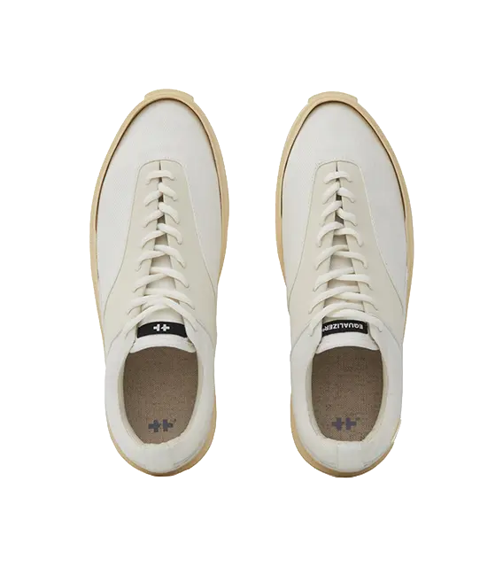 EQLZ EQUALIZER Fault 22 Low Slip Resistant, Abrasion Resistant, Lightweight Low top Skateboard Shoes Unisex Heron White 